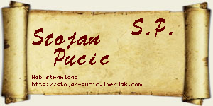 Stojan Pučić vizit kartica